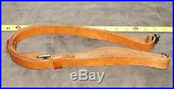 Vintage Brownell's latigo heavy duty leather 1 rifle sling only Made in Germany