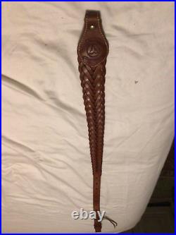 Vintage Galco Braided Leather Cobra Rifle Sling