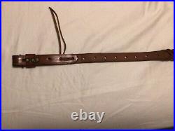 Vintage Galco Braided Leather Cobra Rifle Sling