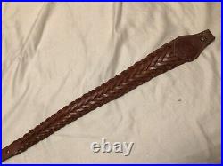 Vintage Galco Braided Leather Cobra Rifle Sling