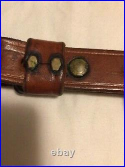 Vintage Galco Braided Leather Cobra Rifle Sling