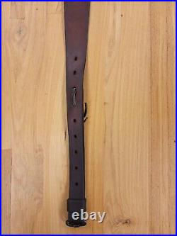 Vintage George Lawrence Tooled Leather Rifle Gun Sling 2F 2 1/4