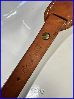 Vintage HUNTER Tooled Leather/Suede Padded Hunting Rifle Gun Sling Strap 29-37