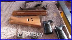 Vintage Heckler & Koch Hk Model 91 Rifle Wood Stock Set With Leather Sling