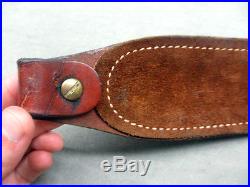 Vintage Hunter Brand Tooled Leather Rifle Sling