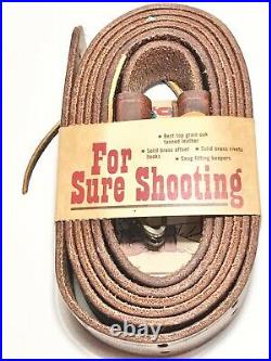 Vintage Hunter Company Leather Rifle Gun Sling New Old Stock