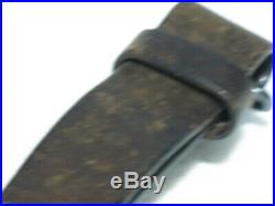Vintage Leather Rifle Sling With Mossberg Quick Disconnect Sling Swivels