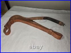 Vintage M1 Garand Style Leather Sling Smaller Width