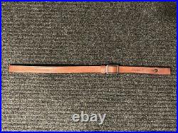 Vintage Marlin Firearms Brown Leather Rifle Sling 1