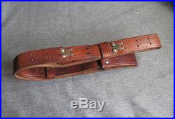 Vintage Military Rifle 1 1/4 Leather Sling