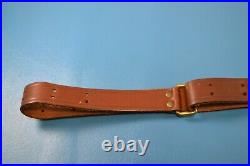 Vintage Model 1907 Style Military US M1 Garand Leather Sling Red Head Duck Brand