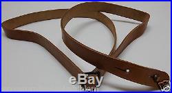 Vintage Natural Tanned Leather Rifle Sling adjustable 58L x 15/16W each E8825