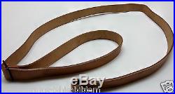 Vintage Natural Tanned Leather Rifle Sling adjustable 58L x 15/16W each E8825