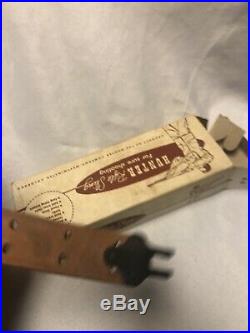 Vintage Nos Hunter Military Style 1model 200 Leather Rifle Sling In Box