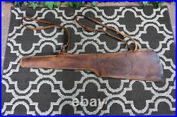 Vintage RARE George Lawrence 8 Portland, OR 36 Leather Rifle Horse Scabbard