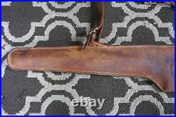 Vintage RARE George Lawrence 8 Portland, OR 36 Leather Rifle Horse Scabbard