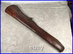 Vintage RARE George Lawrence Portland, OR 33 Leather Rifle Horse Scabbard