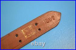 Vintage Red Head Brand Leather Rifle Sling 158T Military Style 1-1/4 Wide