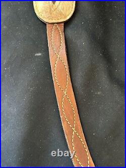 Vintage Torel #4869 Cowhide Leather Rifle Harness Sling Strap with Swivels