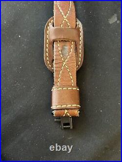 Vintage Torel #4869 Cowhide Leather Rifle Harness Sling Strap with Swivels