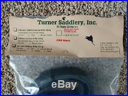 Vintage Turner Saddlery Black Leather Gun Rifle Military Tactical Sling 50/52