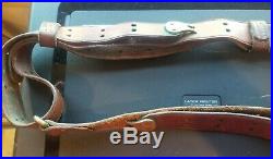 Vintage USGI WWII Boyt Leather Rifle Sling (The REAL DEAL) 1 1/8 Wide M1907