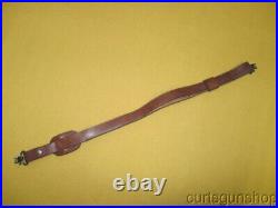 Vintage Unique Brown Leather 1 Inch Rifle Sling