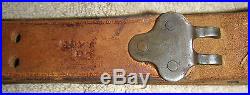 Vintage United States WWII Garand Springfield 03A3 Rifle Leather Sling Boyt 1943