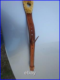 Vintage Used Bianchi Cobra #75 GRANDE Sling Leather Rifle Sling/Strap withSwivels