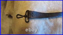 Vintage Winchester Model 54 1.25 Fish Hook Swivels And 1 Leather Sling