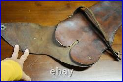 Vintage Winchester heavy leather saddle holster rifle sling 37 x 9