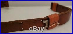Vintage Winchester or Remington 7/8 oiled leather Rifle or Gun Sling Adjustable