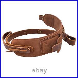 WAYNE'S DOG Leather Rifle Cartridge Sling Ammo Holder Strap for. 17HMR. 22LR. 22MAG