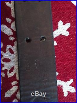WW1 1903 Sling Dated 1917 1918 Lot Rifle Slings Original Leather Vintage WW2