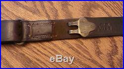 WW1 US M1907 Leather Rifle Sling-1918 Date