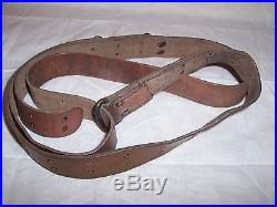 WW1 US M1907 Leather Rifle Sling-HOYT 1918 Date