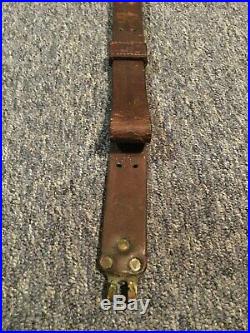WW1 US M1907 Leather Rifle Sling, Harvey Wheeler 1917