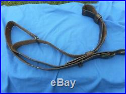 WW1 US M1907 Leather Rifle Sling L- FCO. 1918 Marked-Original