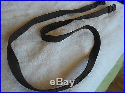 WW2 german K98 mauser rifle brown leather sling with beltkeeper