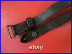 WWII Era German Leather Sling for the KKW Mauser Training Rifle Original NICE