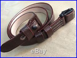 WWII German K98 98K LEATHER RIFLE SLING (REPRO)