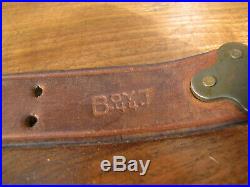 WWII Leather M1907 M1 GARAND 03 SPRINGFIELD BOYT 44. (ONE HALF OF RIFLE SLING!)