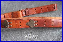 WWII M1 Garand & Springfield 1903 Rifle Leather Sling, 1944 Boyt