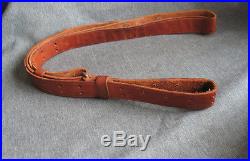 WWII M1 Garand & Springfield 1903 Rifle Leather Sling, 1944 Boyt