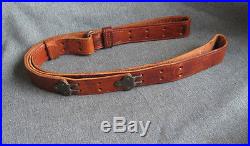 WWII M1 Garand & Springfield 1903 Rifle Leather Sling, 1944 Boyt