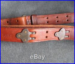 WWII M1 Garand & Springfield 1903 Rifle Leather Sling, 1944 Boyt