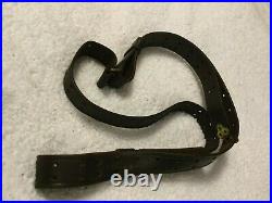 WWII US ARMY AEF M1907 Leather Sling M1 Garand M1903 Springfield Rifle