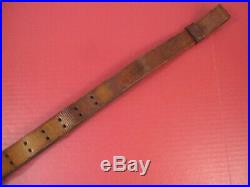 WWII US ARMY M1907 Leather Sling for M1 Garand Rifle Marked Hickok 1943 NICE