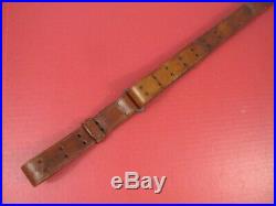 WWII US ARMY M1907 Leather Sling for M1 Garand Rifle Marked Hickok 1943 NICE