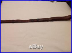 WWII U. S. BOYT 1943 dated M1 1903 springfield leather rifle sling